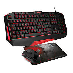 Spirit of Gamer PRO-MK3 Pack Spirit Of Gamer PRO-MK3 Clavier filaire USB Souris filaire + tapis Réf : SOG-3IN1