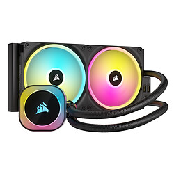 Corsair iCUE LINK H115i RGB 280 mm - Noir Kit Watercooling pour processeur - RGB - 280mm - PWM - LED