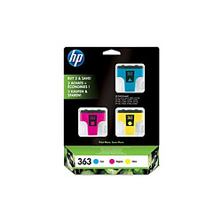 HP Pack de 3 cartouches d'encre n° 363 - CB333EE - 3x5 ml