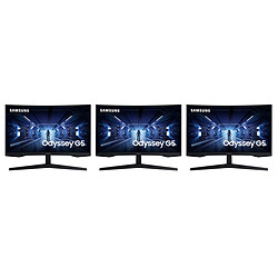 Samsung Lot de 3 écrans 27" LED Odyssey G5