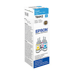 Epson T6642 Cyan - Bouteille d'encre EcoTank  70ml (WE) T6642 Cyan - Bouteille d'encre Eco Tank  70ml (WE)