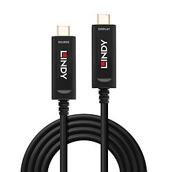 Lindy Câble Hybride Fibre Optique USB Type C Vidéo (15 m)