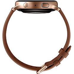 Acheter Samsung Montre connectée Mixte Galaxy Watch Active 2 SM-R820NSDAXEF - Bracelet Cuir Marron