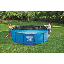 Bestway Bâche 4 saisons pour Piscine Hydrium Slasher /Power /Frame Pool ronde 457/460 cm