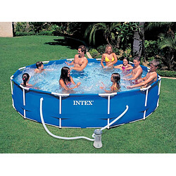 Piscine tubulaire Intex Metal Frame ronde 3,66 x 0,76 m