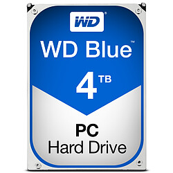 Western Digital WD BLUE 4 To - 3.5'' SATA III 6 Go/s - Cache 64 Mo - Bleu