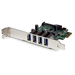 StarTech.com Carte contrôleur PCI Express à 4 ports USB 3.0