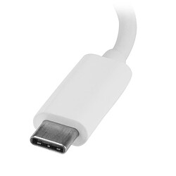 StarTech.com Hub USB 3.0 à 3 ports avec Gigabit Ethernet - USB-C vers 3x USB-A - Blanc