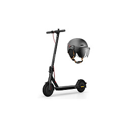 Xiaomi Mi Scoot 3 Lite Noir + CASR Helmet LED Glow - Taille L - Anthracite Trottinette électrique Xiaomi Mi Scoot 3 Lite - 300W - Vitesse max. 25km/h - Capacité batterie 5200 mAh - Autonomie 20km + Casque de protection avec LED\'s - visière fumée amovible - protège menton - cache oreilles - peinture métalisée - vendu avec une té