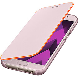 Avis Samsung Neon Flip Cover Galaxy A3 2017 - Rose