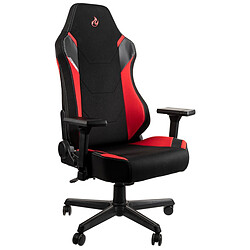 Nitro Concepts x1000 - Noir/Rouge Siège gamer - Dossier ajustable 90-125° - Max 135 Kg - Accoudoirs 3D