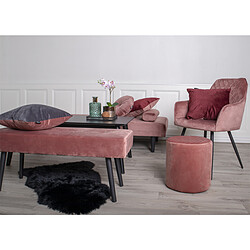 Acheter House Nordic Pouf EJBY Velours Rose