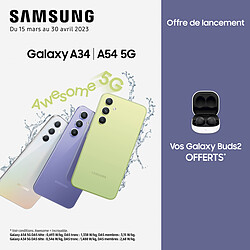 Avis Samsung Galaxy A54 - 5G - 8/128 Go - Blanc