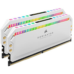 Avis Corsair Dominator Platinum - 2 x 8 Go - DDR4 3200 MHz - RGB - Blanc