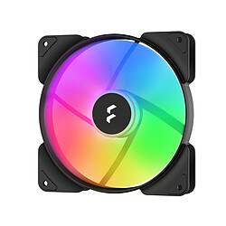 Fractal Design FD-F-AS1-1405 Aspect 14 RGB PWM Black Frame FD-F-AS1-1405 Aspect 14 RGB PWM Black Frame - Technologie Trip Wire - Paliers à rainure