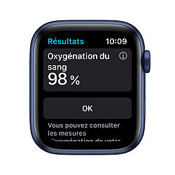 Apple Watch Series 6 - GPS - 44 - Alu Bleu / Bracelet Sport Deep Navy - Regular - Reconditionné