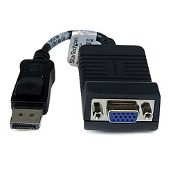 StarTech.com Adaptateur video DisplayPort vers VGA avec audio - M/F - 1920x1200 / 1080p - Noir