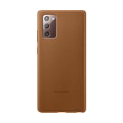 Samsung Coque en cuir pour Galaxy Note 20 - Marron