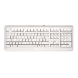 Cherry KC 1068 - Clavier étanche Clavier 105+4 - Touches étanche - IP 68 - USB - Gris - Layout FRANCAIS