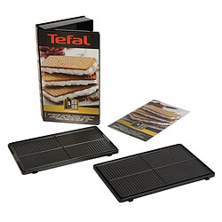 Tefal Coffret 2 plaques gaufrettes + Livre de recettes XA800512 Coffret 2 plaques gaufrettes + Livre de recettes