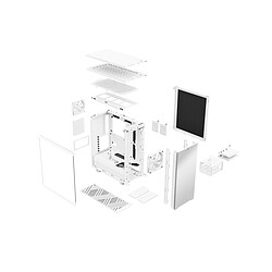 Acheter Fractal Design Define 7 Compact Blanc - Panneau Verre Trempé Clair