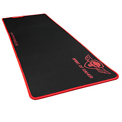 Spirit of Gamer Tapis de souris Gaming XXL ULTRA GRAND Format pour clavier/souris, Grand confort (epaisseur 5 mm),anti-dérapant, mouvement haute précision, dim: 30x78x0,5cm- Coloris Red Victory