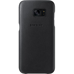 Samsung Leather Cover Galaxy S7 Edge - Noir