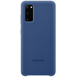 Coque Silicone pour Galaxy S20 Bleu marine