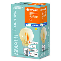 Ledvance Ampoule connectée Smart+ Bluetooth STANDARD FIL OR  60W E27 - Puissance variable