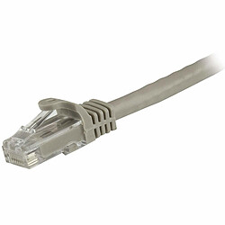 StarTech.com Câble réseau Cat6 Gigabit UTP sans crochet de 5m - Cordon Ethernet RJ45 anti-accroc - M/M - Gris