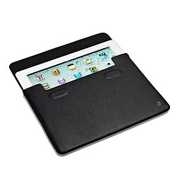 DICOTA Sacoche en cuir pour tablette 10" Protège des chocs/rayu res. Volet de protection D31177