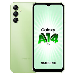 Samsung Galaxy A14 - 5G - 4/128 Go - Lime