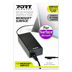 Avis Port Connect Chargeur alimentation pour microsoft Surface - 60W - EU