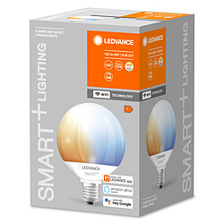 Ledvance Ampoule connectée Smart+ WIFI Globe95 dépolie 100W E27 - Variation de blancs