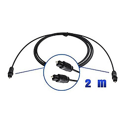 Acheter Ansell Câble numérique Adaptateur Câble de raccordement 2 m Toslink mâle HQ Platinum