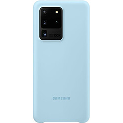 Samsung Coque Silicone pour Galaxy S20 ULTRA Bleu Coque Silicone pour Galaxy S20 ULTRA Bleu