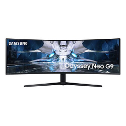 Samsung 49" QLED ODYSSEY NEO G9 LS49AG950NUXEN Ecran PC Gamer Incurvé - 5120 x 1440 - Dalle VA - 1 ms - 240 Hz - HDMI/Displayport - G-Sync