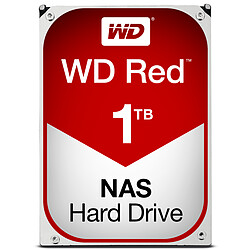Western Digital WD RED 1 To - 3.5'' SATA III 6 Go/s - Cache 64 Mo - Rouge