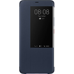 Huawei Etui folio Mate 20 Pro - Bleu Gris Etui folio Fenêtre Huawei bleu gris pour Mate 20 Pro