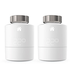 Tado 2x Têtes Thermostatiques Intelligentes - Duo Pack 2x Têtes Thermostatiques Intelligentes - Compatible Apple HomeKit, Amazon Alexa, Google Assistant, IFTTT