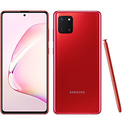 Samsung Galaxy Note 10 Lite - 128 Go - Rouge Cardinal Smartphone 6,7'' FHD+ Super AMOLED - HDR - 4G - Android 10 - Charge Rapide 25W - S Pen Connecté - Triple Capteur photo
