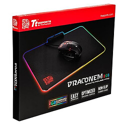 Tt eSPORTS by Thermaltake TTESPORTS - DRACONEM RGB - 355 x 255 x 4mm - Base Anti-dérapante - Contour lumineux LED  RVB pas cher