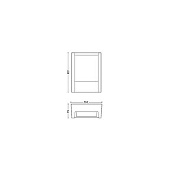 Acheter Philips Hue White Ambiance - FUZO - Applique extérieure rectangle - Noir