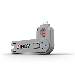 Lindy Clé pour bloqueur de port USB type A, rose 