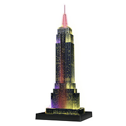 Ravensburger NIGHT EDITION - Puzzle 3D Empire State Building - 216 pièces - 12566 puzzle 3D