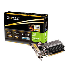 NC ZOTAC GEFORCE GT 730 CARTE GRAPHIQUE PCI-E DVI HDM ZOTAC GeForce GT 730 2048MB Zone Edition GeForce GT 730 2048MB Zone Edition