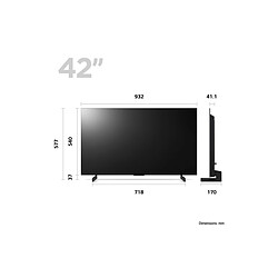 Avis LG TV OLED 4K 42" 106 cm - OLED42C3 2023 + Appareil de massage par percussion GM001