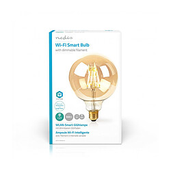 Avis NEDIS Ampoule à Filament LED Intelligente Wi-Fi - E27 - 125 mm - 5 W - 500 lm