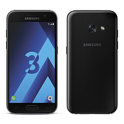 Samsung Galaxy A3 2017 - Noir · Reconditionné Smartphone 4,7'' HD - 4G - 16 Go - Android 7.0 - IP68 - Capteur d'empreintes digitales