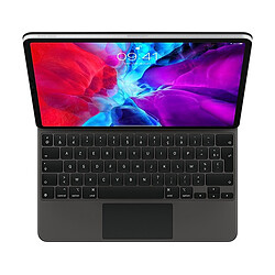 Apple Magic Keyboard pour iPad Pro 12,9'' - 4e génération - MXQU2F/A - Français Étui-clavier avec touches plates rétro-éclairées, trackpad et port USB-C pour iPad Pro 12.9'' (4e Gen) - AZERTY